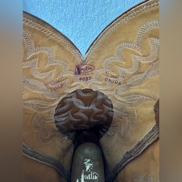 Vintage Justin Lizard Boots